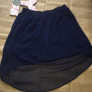 Converse Navy blue asymmetrical skirt size XL